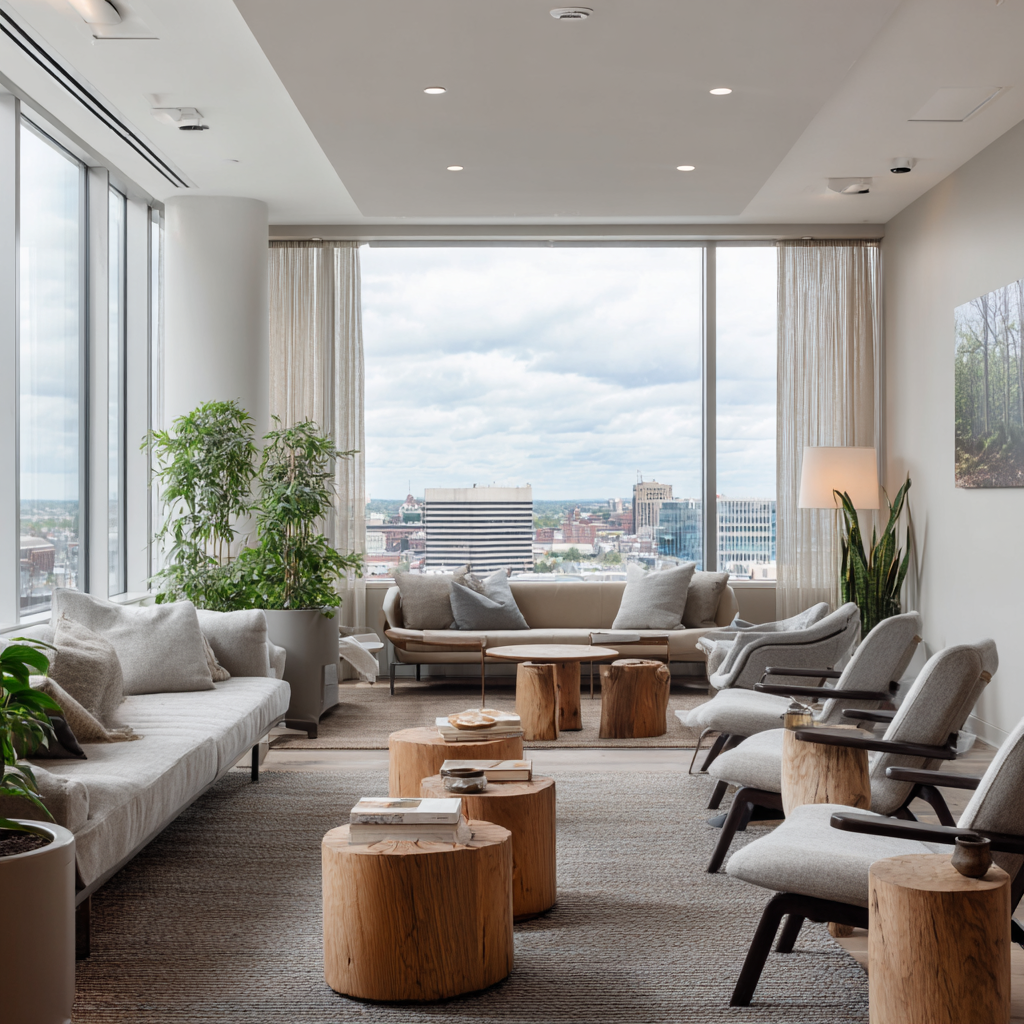 Therapeutic spaces at Nova Way Wellness in Salinas, California
